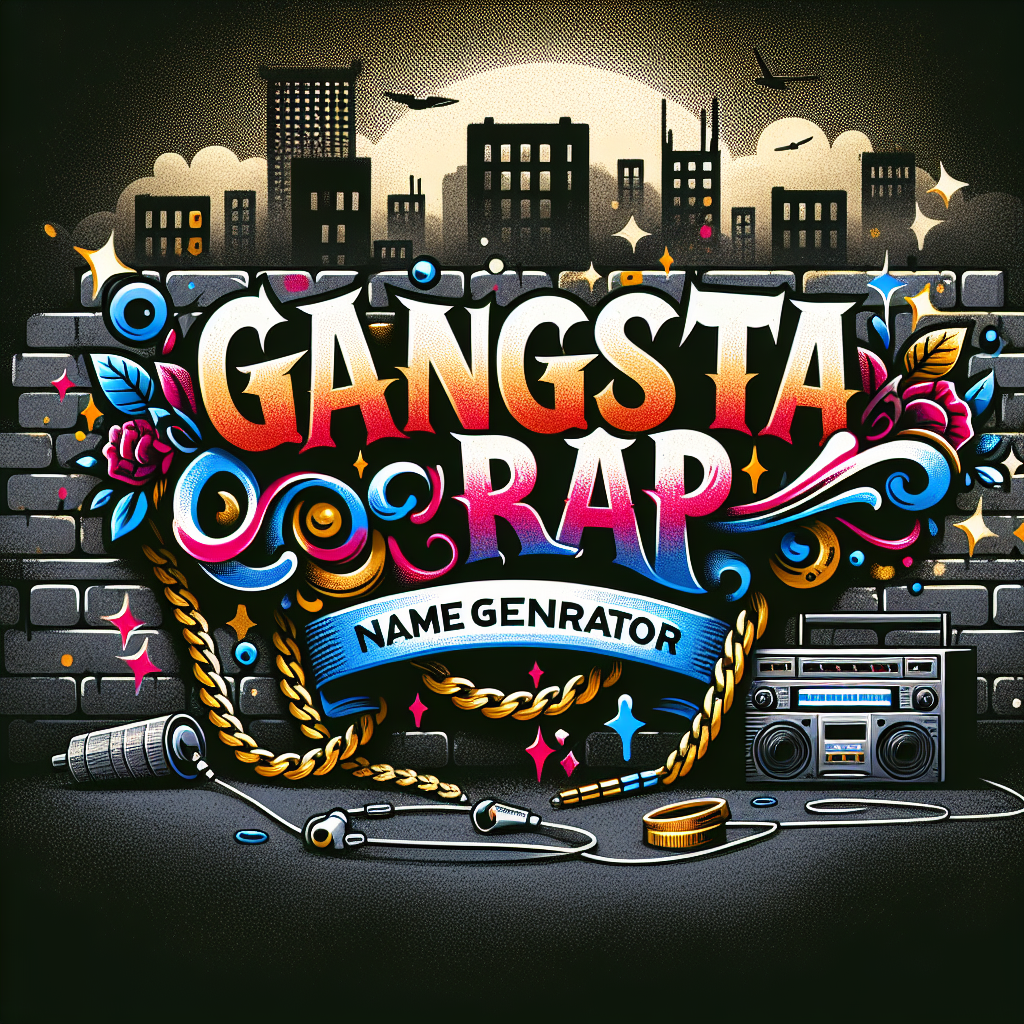 Gangsta Rap Name Generator